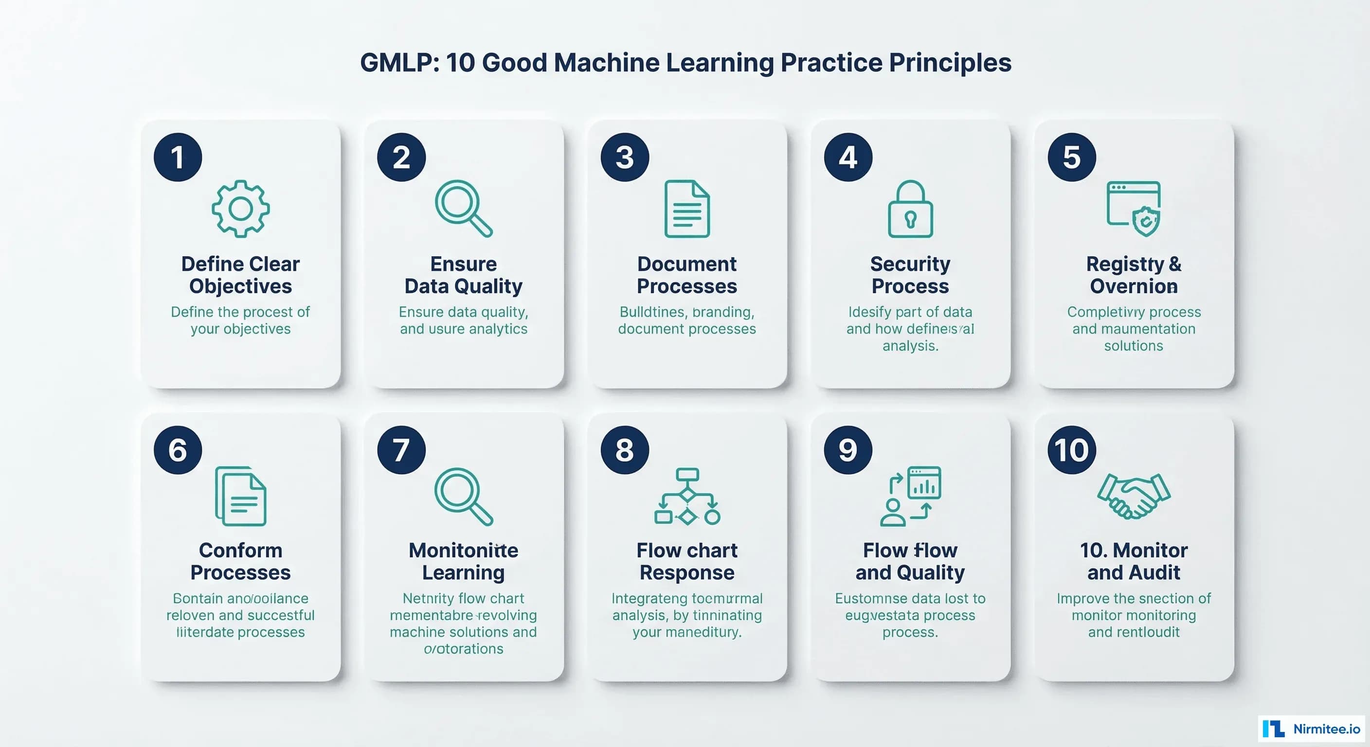 Good Machine Learning Practice GMLP ten guiding principles