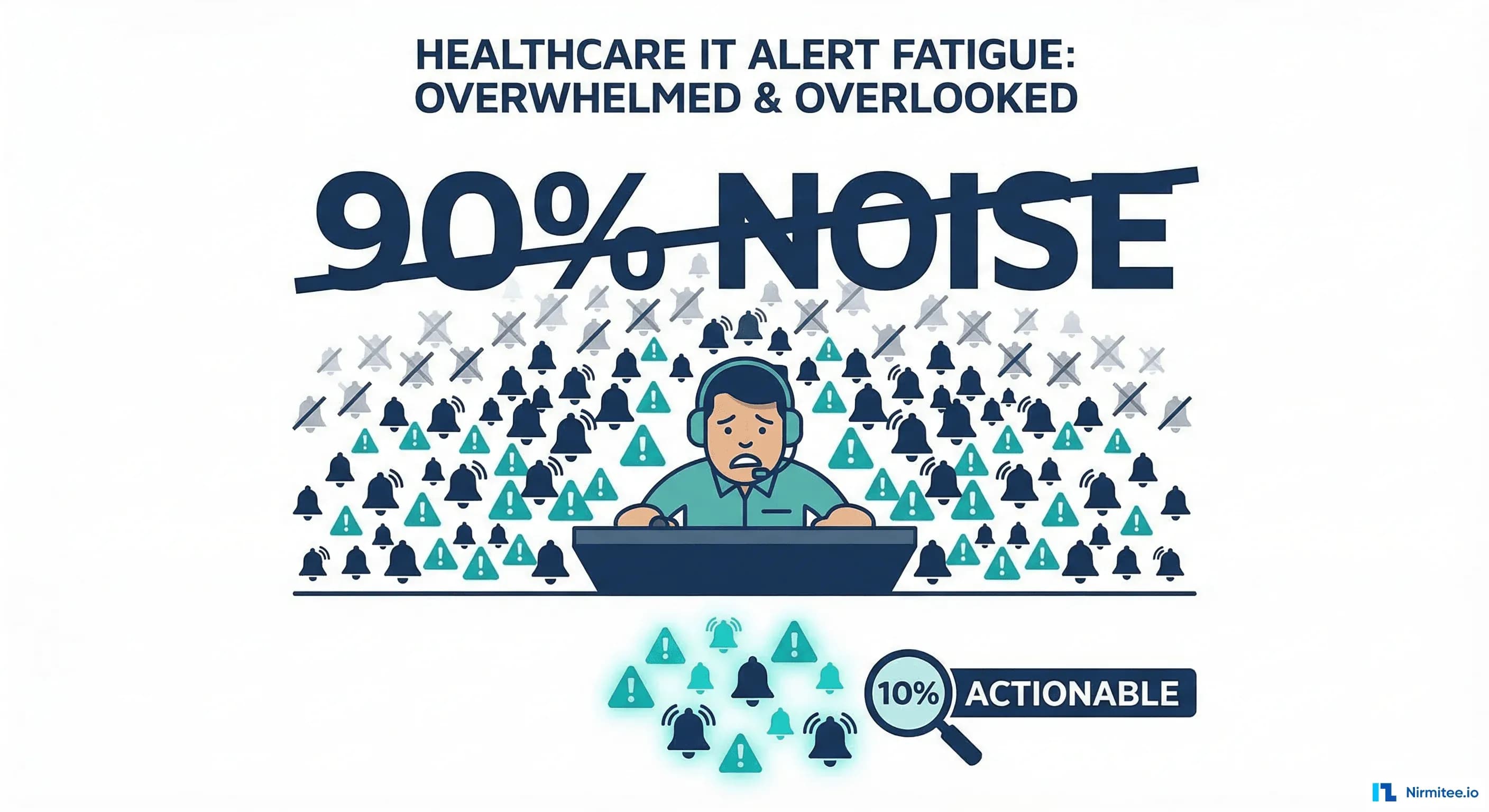 Alert Fatigue in Healthcare IT: Why Your Team Ignores 90% of Alerts and How to Fix It