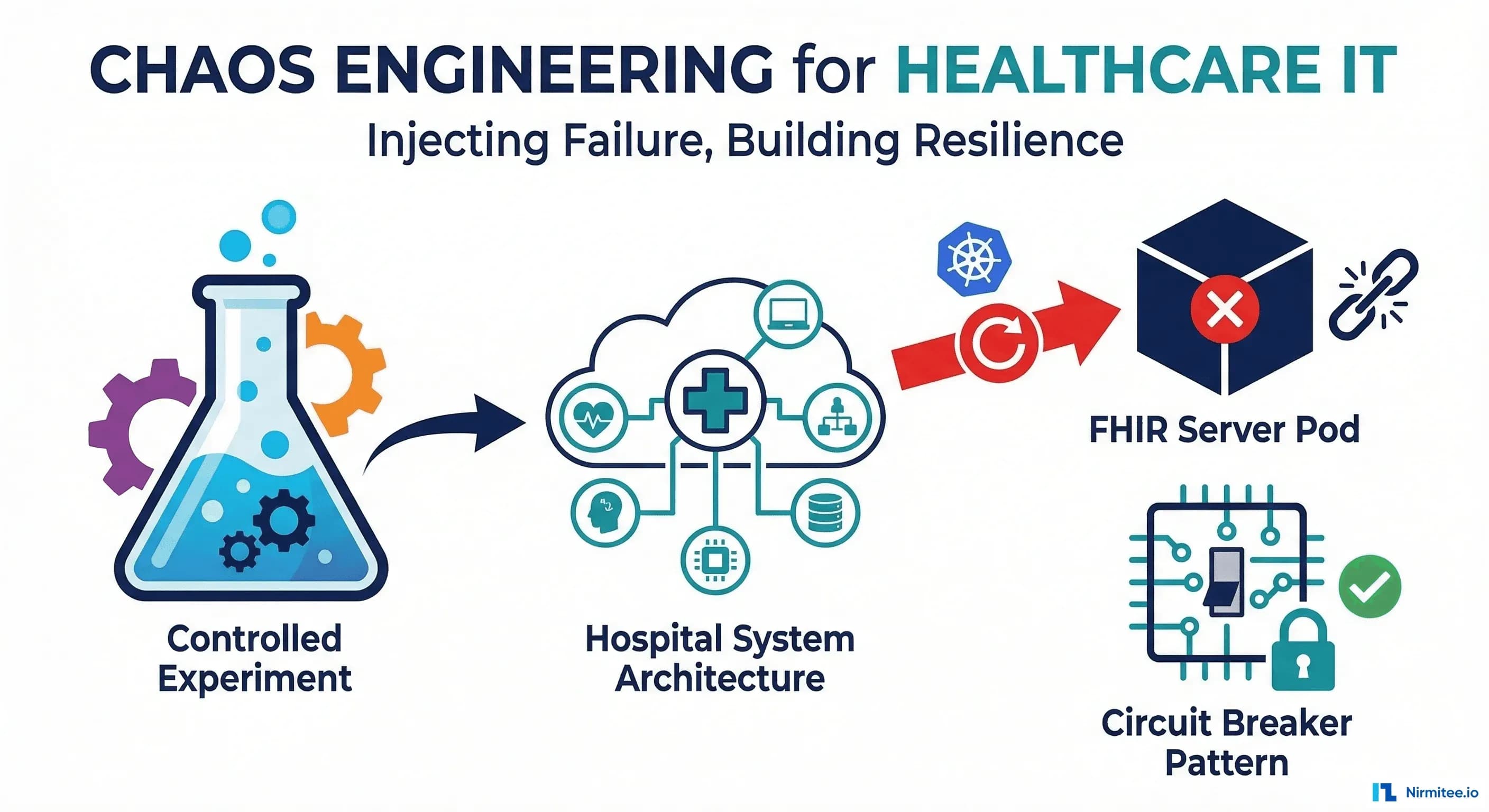 Chaos Engineering for Healthcare: Resilience Testing Your FHIR Server, Mirth Engine, and EHR Integrations