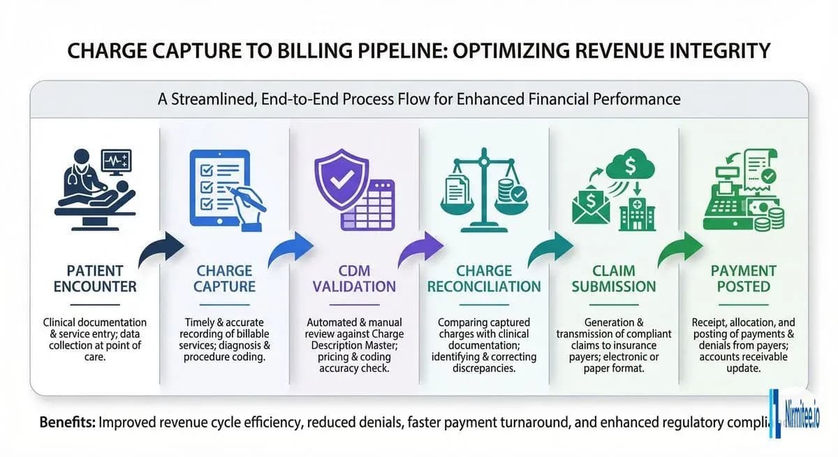 Charge Reconciliation in Healthcare: AI-Powered Revenue Integrity from Charge Capture to Billing