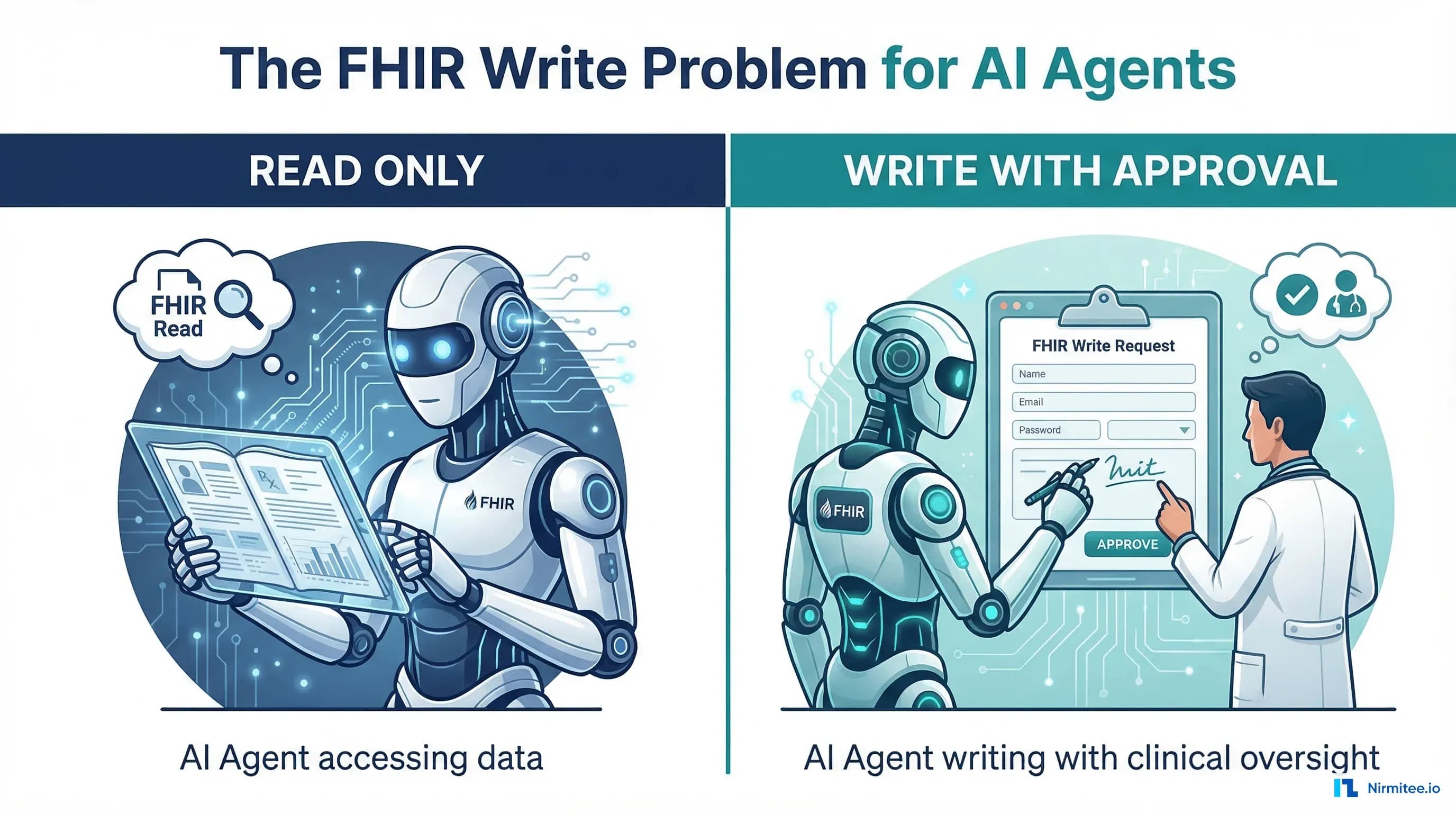 The FHIR Write Problem: Why AI Agents That Only Read Are Assistants, Not Participants