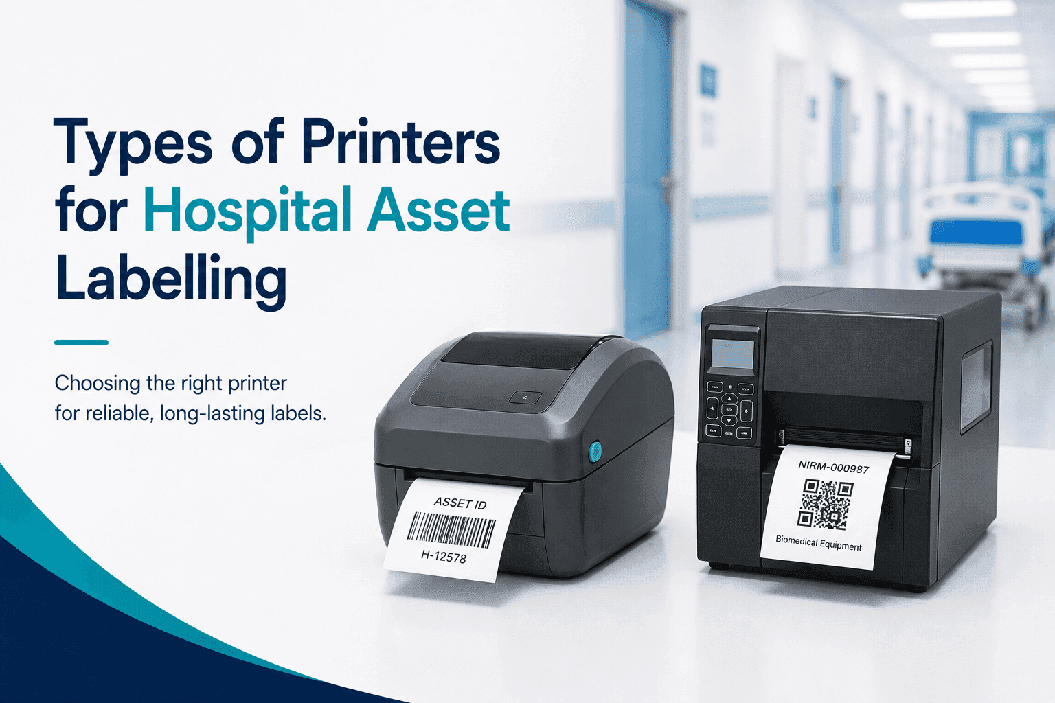Types of Printers Used for Hospital Asset Labelling: Thermal, RFID, and Inkjet Explained